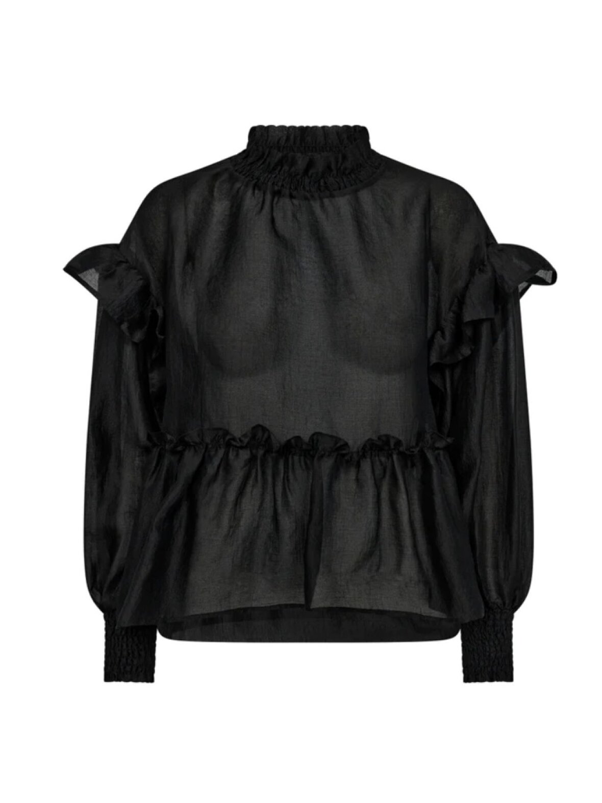 Vanilia │Modetøj til Kvinder │  - Bluse - Co`Couture -  MONIQUECC FRILL BLOUSE