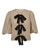 Co`Couture - BRITCC BOUCLE BOW BLOUSE