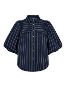 Co`Couture - SEBICC STRIPE PUFF SHIRT