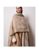 LALA BERLIN - PONCHO PINEO WOOL MIX