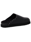 SCHOLL - SL FAE STUDS LEATHER BLACK CLOGS & MULES