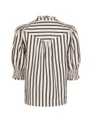 Neo Noir - DIANA CONTRAST STRIPE BLOUSE