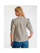 Neo Noir - DIANA CONTRAST STRIPE BLOUSE