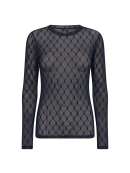 HYPE THE DETAIL - MESH BLOUSE