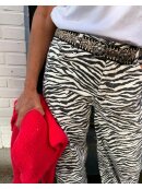 Co`Couture - ZIONCC ZEBRA WIDE PANT