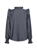 Co`Couture - DIANACC DOT FRILL BLOUSE