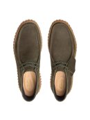 CLARKS - Torhill Moss Dark Green Nubuck