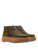 CLARKS - Torhill Moss Dark Green Nubuck