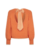 Co`Couture - CORALIECC BOW LS RIB KNIT