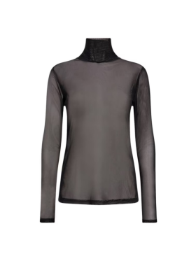 Co`Couture - MESH TURTLENECK BLOUSE