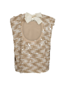 Co`Couture - MAXICC SEQUIN BOW TOP