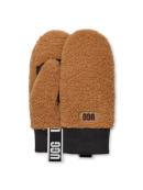 UGG - W UGGFLUFF MITTEN WHIT LOGO TAPE