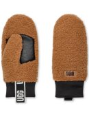 UGG - W UGGFLUFF MITTEN WHIT LOGO TAPE