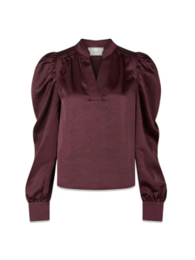 Neo Noir - ROSSLYN HEAVY SATEEN BLOUSE