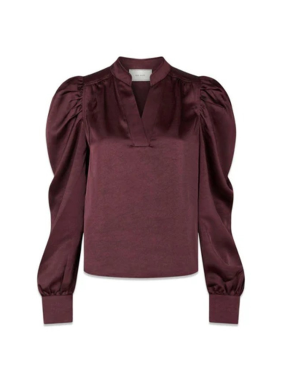 Neo Noir - ROSSLYN HEAVY SATEEN BLOUSE