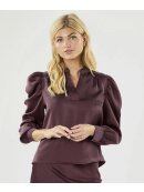 Neo Noir - ROSSLYN HEAVY SATEEN BLOUSE