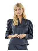 Neo Noir - ROSSLYN HEAVY SATEEN BLOUSE