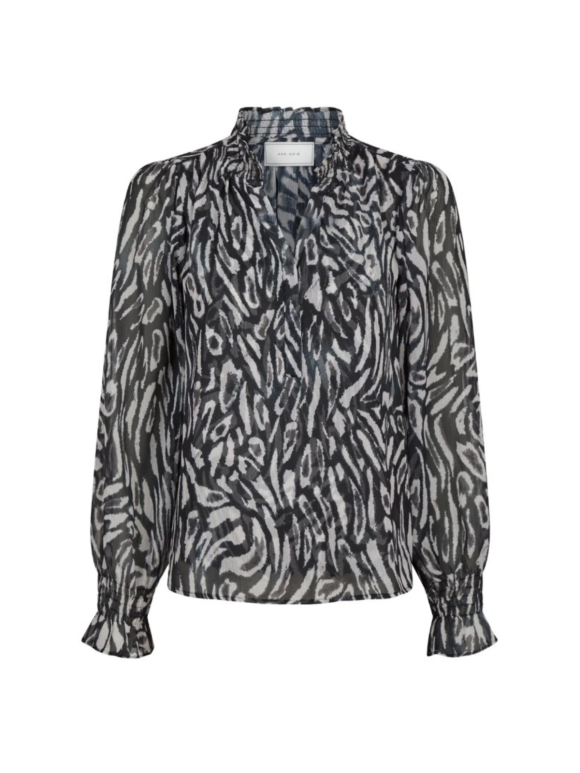 Neo Noir - LEIA ABSTRACT LEO BLOUSE