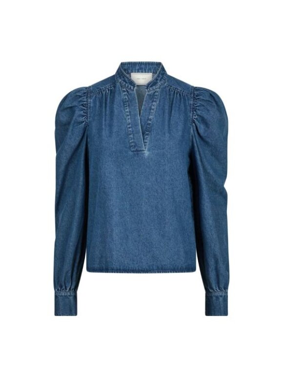 Neo Noir - ROSSLYN DENIM BLOUSE