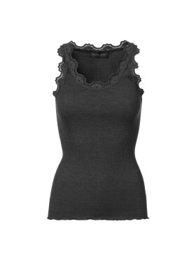 ROSEMUNDE - RWBABETTE SL U-NECK LONG LACE TOP