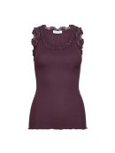 ROSEMUNDE - RWBABETTE SL U-NECK LONG LACE TOP